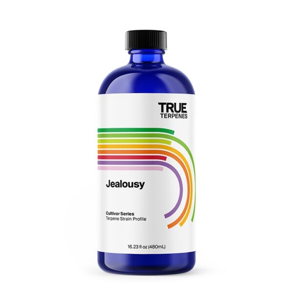 True Terpenes Jealousy Cultivar Series bottle render