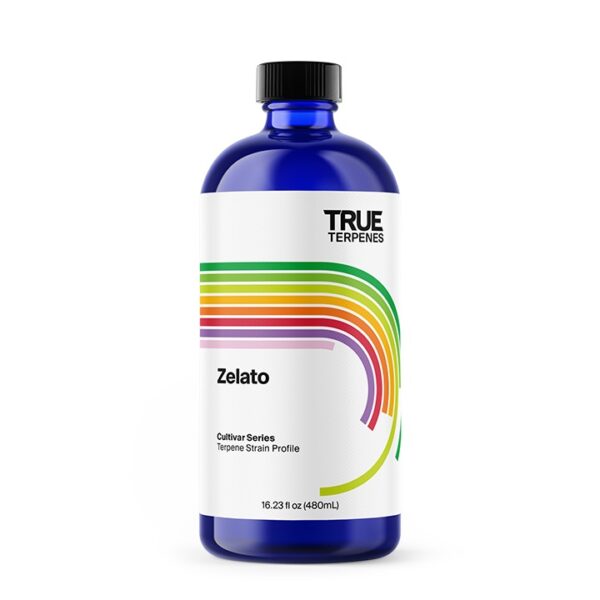 True Terpenes Zelato Cultivar Series bottle render