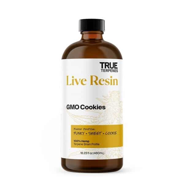 True Terpenes GMO Cookies Live Resin terpenes bottle