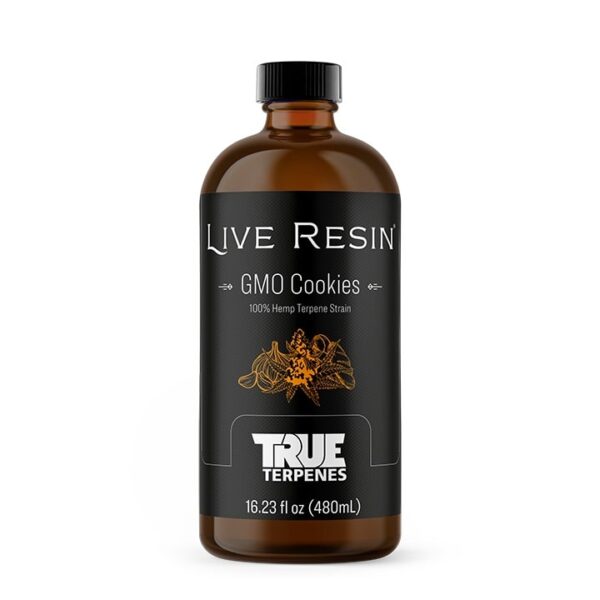 True Terpenes GMO Cookies Live Resin terpenes bottle