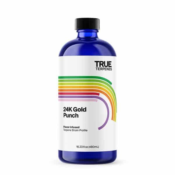 True Terpenes 24K Gold Flavor Infused terpenes bottle - new look