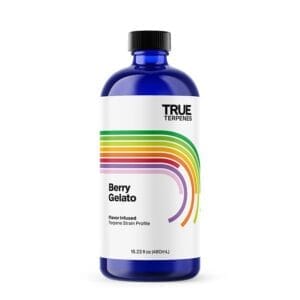 True Terpenes Berry Gelato Flavor Infused terpenes bottle - new look