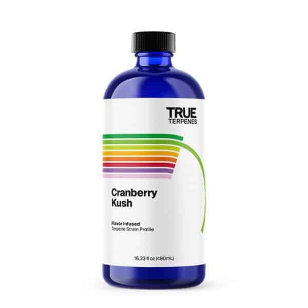 True Terpenes Cranberry Kush Flavor Infused terpenes bottle - new look