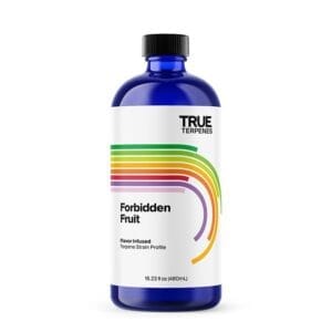 True Terpenes Forbidden Fruit Flavor Infused terpenes bottle - new look