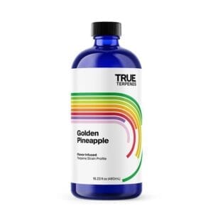 True Terpenes Golden Pineapple Flavor Infused terpenes bottle - new label