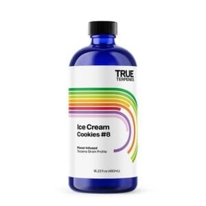 True Terpenes Ice Cream Cookies #8 Flavor Infused terpenes bottle - new label