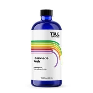 True Terpenes Lemonade Kush Flavor Infused terpenes bottle - new label