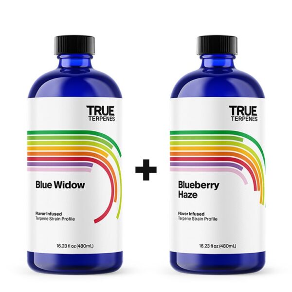True Terpenes Blueberry Yum Yum Made to Create blend bottles