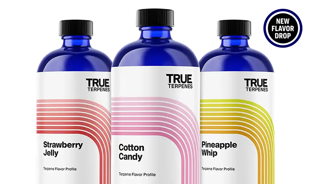 True Terpees Flavor profiles in new bottles