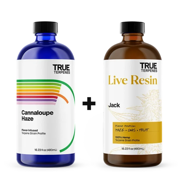 True Terpenes Made to Create blend - Cannaloupe Haze Infused Live Resin