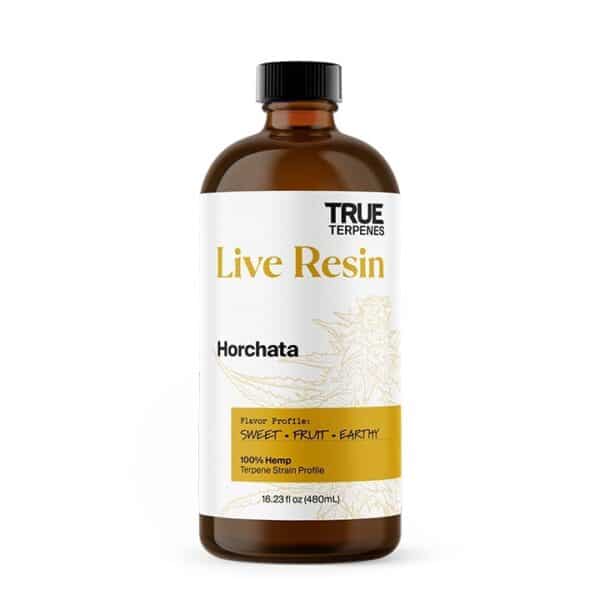 True Terpenes Horchata Live Resin bottle - new look