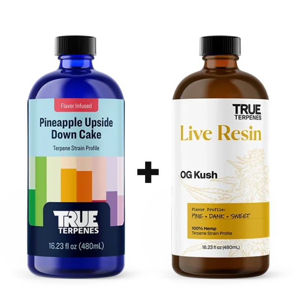 True Terpenes Made to Create blend - Pineapple Upside Down Cake Infused Live Resin