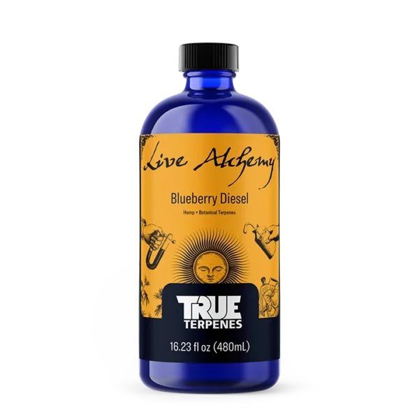 True Terpenes Blueberry Diesel Live Alchemy botanical + HDT terpenes