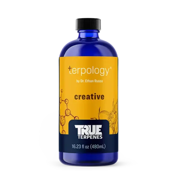 True Terpenes Terpology (R) Creative terpene blend bottle